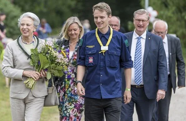 Princess Benedikte attended the Danish Scouts of Southern Schleswig's 100th anniversary reception in Eggebek