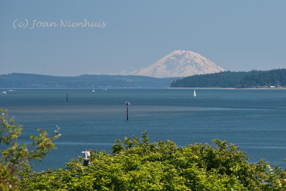 Pacific Northwest Photography Mt. Rainier from Oak Harbor, Whidbey Island