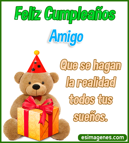 feliz cumpleaños Amigo feliz cumpleaños Amigo