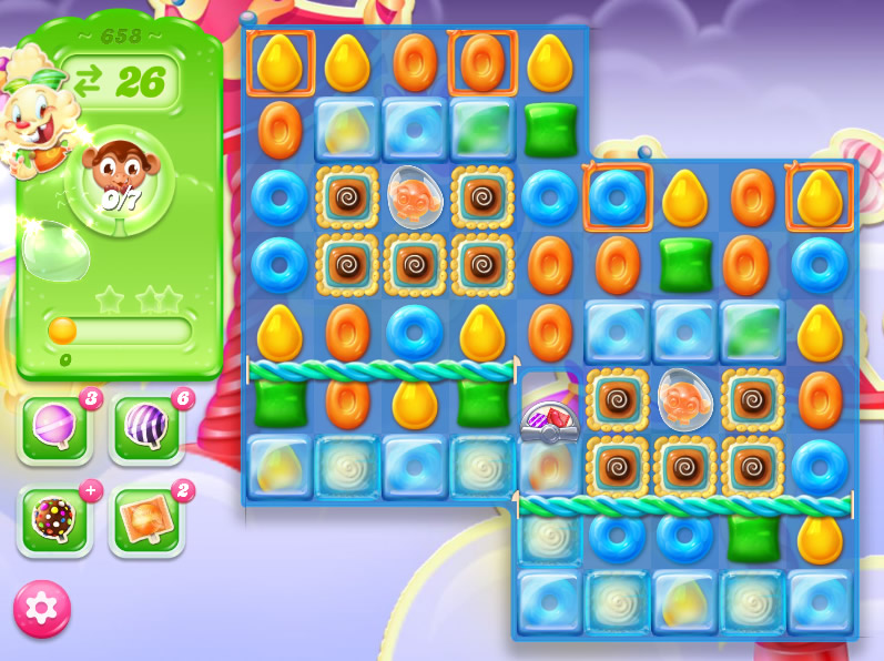 Candy Crush Jelly Saga level 658 Candy Crush Jelly Saga level 658