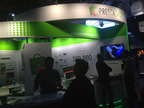 圖說: PrestaShop 攤位，圖片來源: JJ Jan