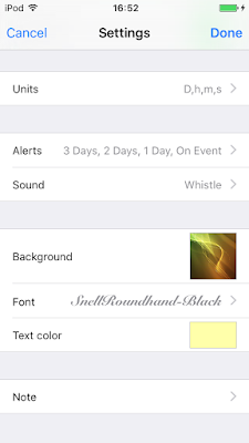 Reminder and Countdown Application Reminder App