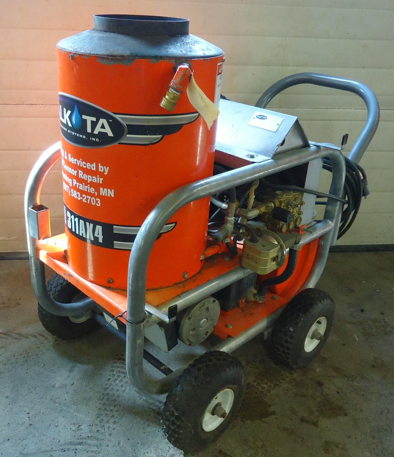 Express Pressure Washers, INC. Restoration of Alkota 311AX4 Pressure