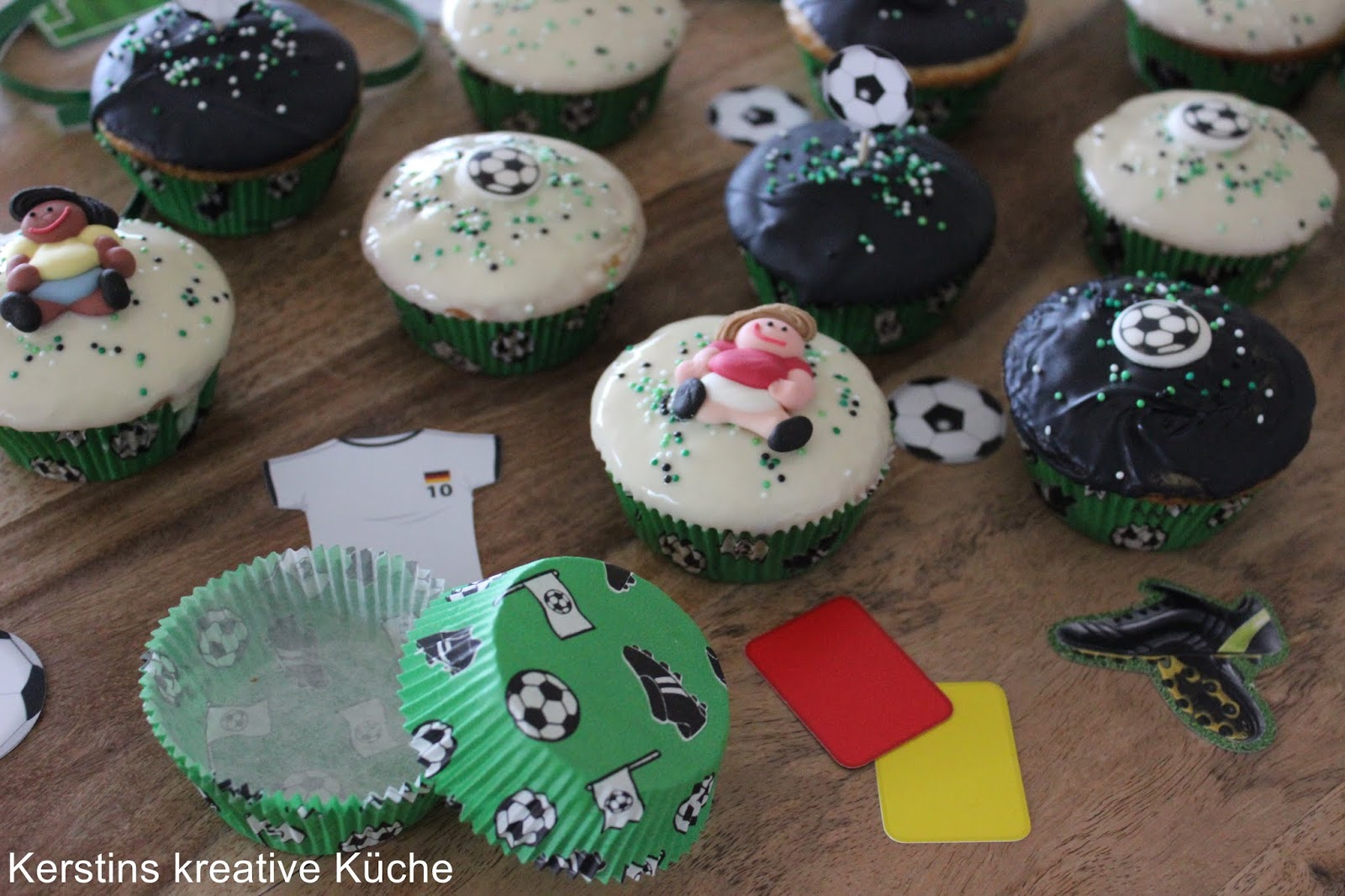 Kerstins kreative Küche: Fußball Muffins