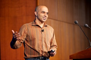 Sunil Paul, on stage at Green:Net 2011 in San Francisco