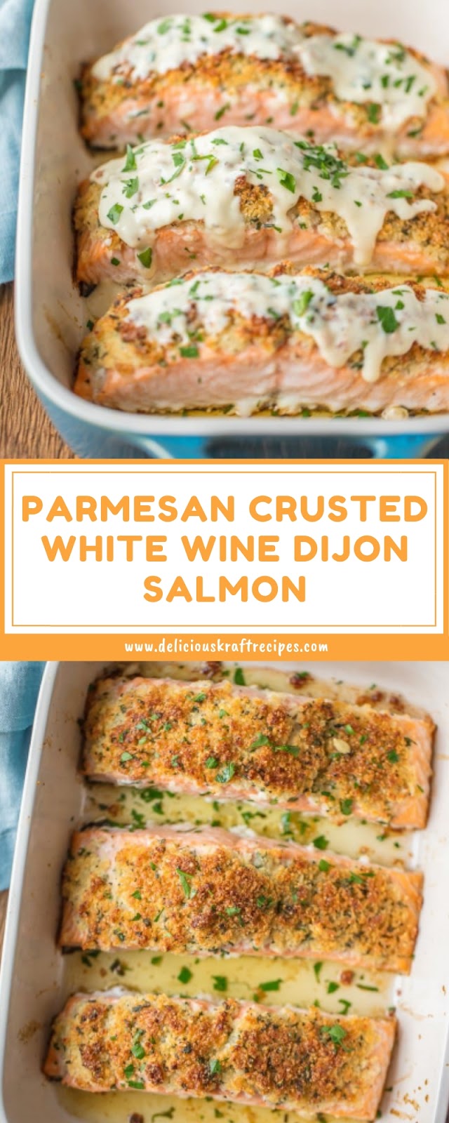 PARMESAN CRUSTED WHITE WINE DIJON SALMON PARMESAN CRUSTED WHITE WINE DIJON SALMON