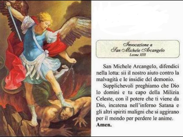Preghiera San Michele Arcangelo Contro Il Demonio leggoerifletto: Preghiera a San Michele Arcangelo