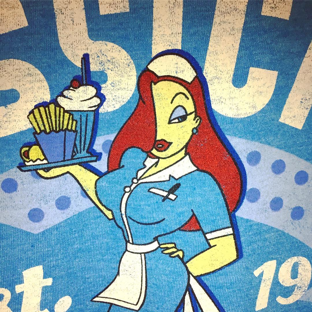 ImNotBad.com - A Jessica Rabbit Site: Now Available - Jessica's Diner Shirt