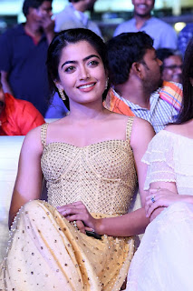 Actress Rashmika Mandanna Stills at Sarileru Neekevvaru Movie Pre Release Actress Rashmika Mandanna Stills at Sarileru Neekevvaru Movie Pre Release