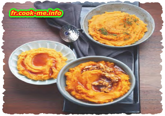 Purée de patate douce façon aigre-douce Purée de patate douce façon aigre-douce