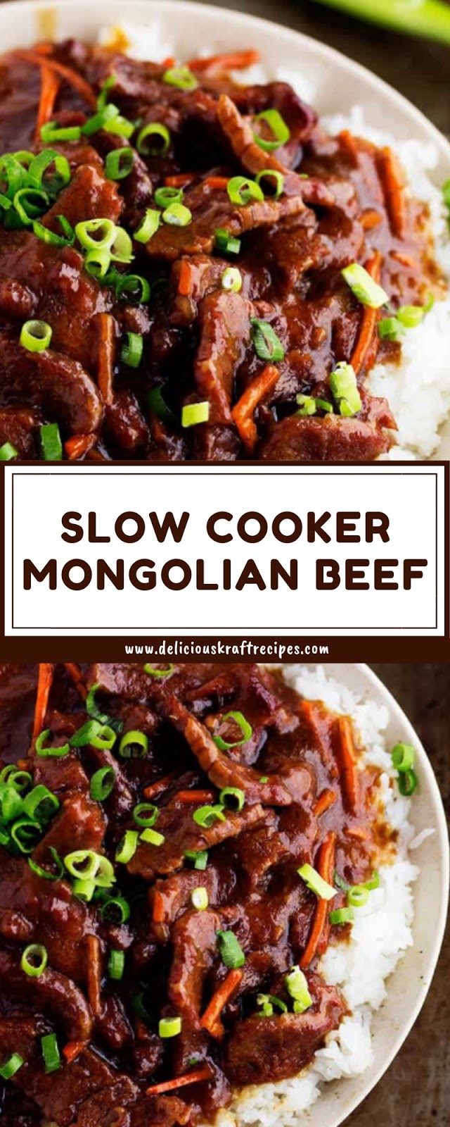 SLOW COOKER MONGOLIAN BEEF SLOW COOKER MONGOLIAN BEEF