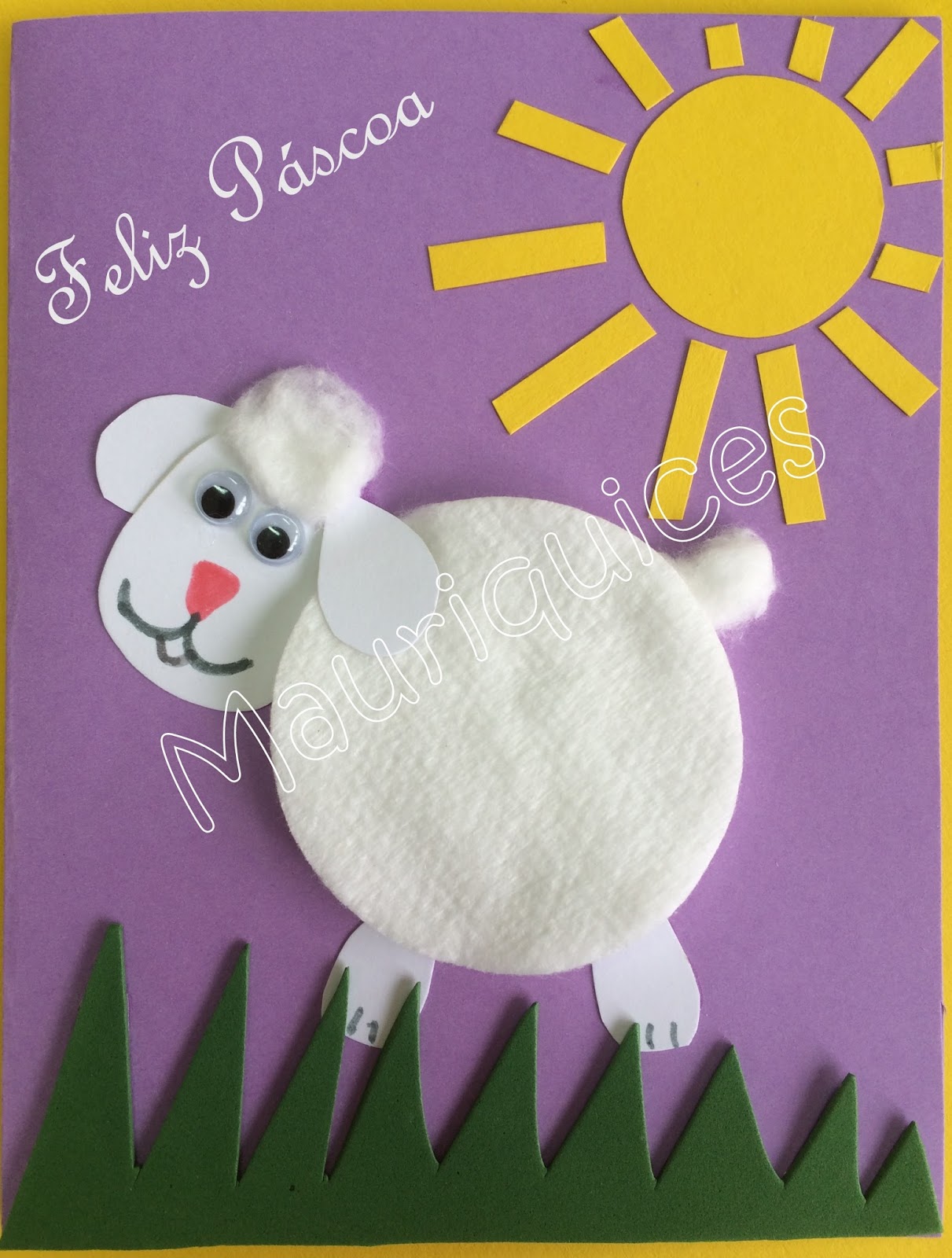 Mauriquices Cordeirinho de Páscoa!