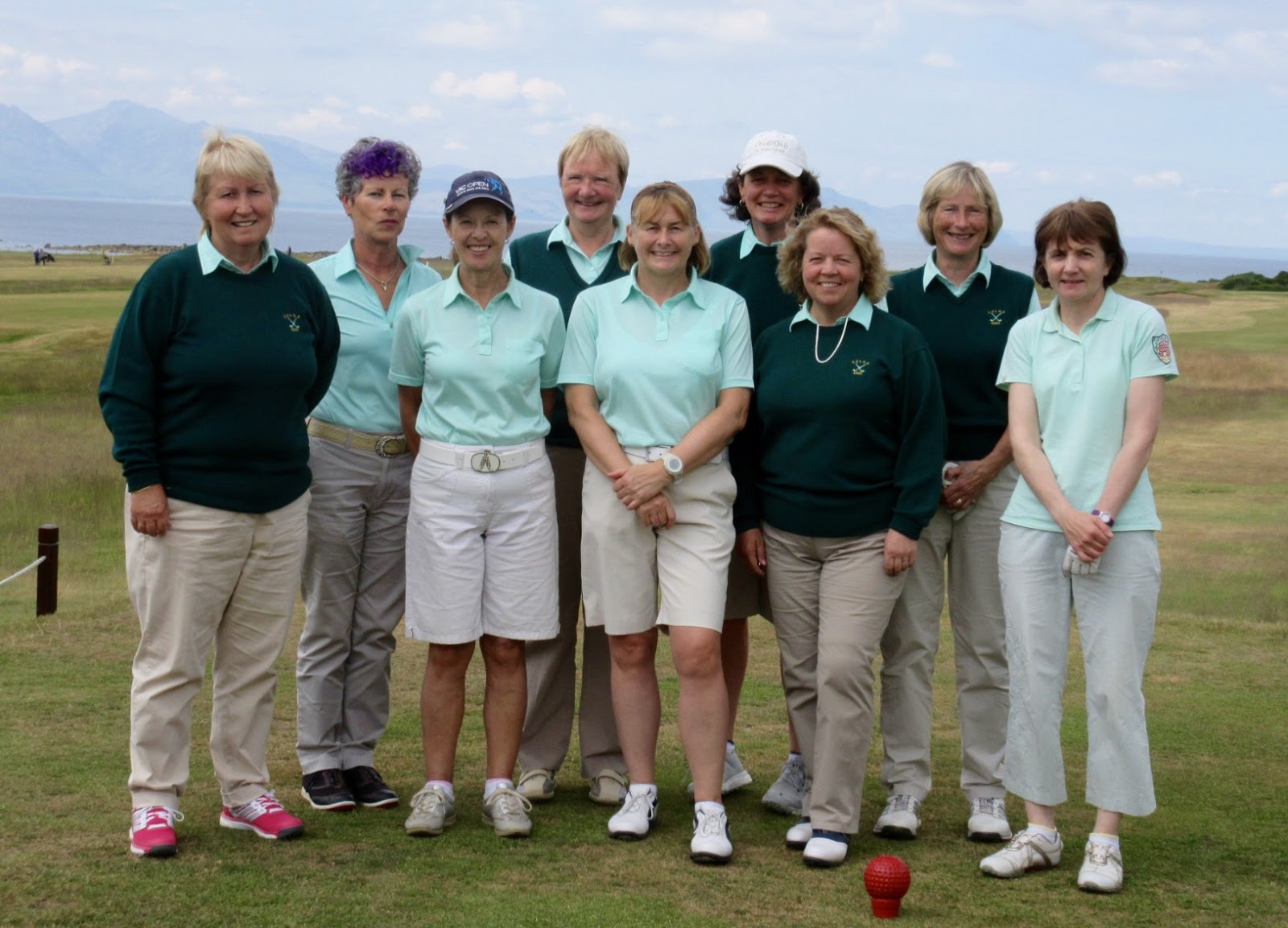 Scottish Veteran Ladies' Golf Association. EAST TEAM RETAIN THE ELISE