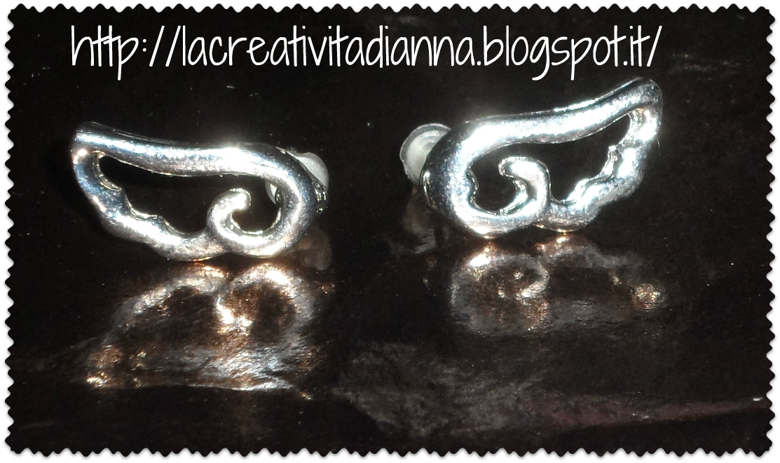 La Creatività di Anna!!! OASAP CLUTCH BAG & EARRINGS ANGEL WING.