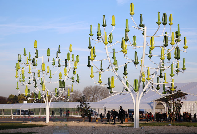 AeroLeaf : Artificial trees that can harness wind energy