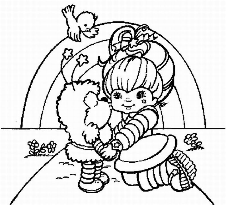 rainbow bright coloring pages - photo #2