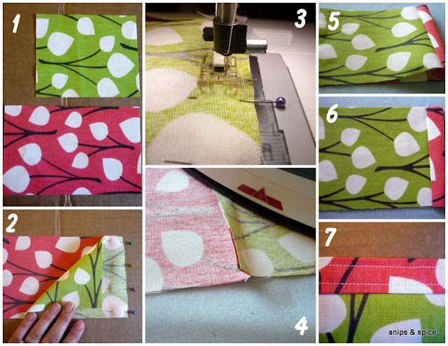 Sewing tutorial for making a reversible messenger bag