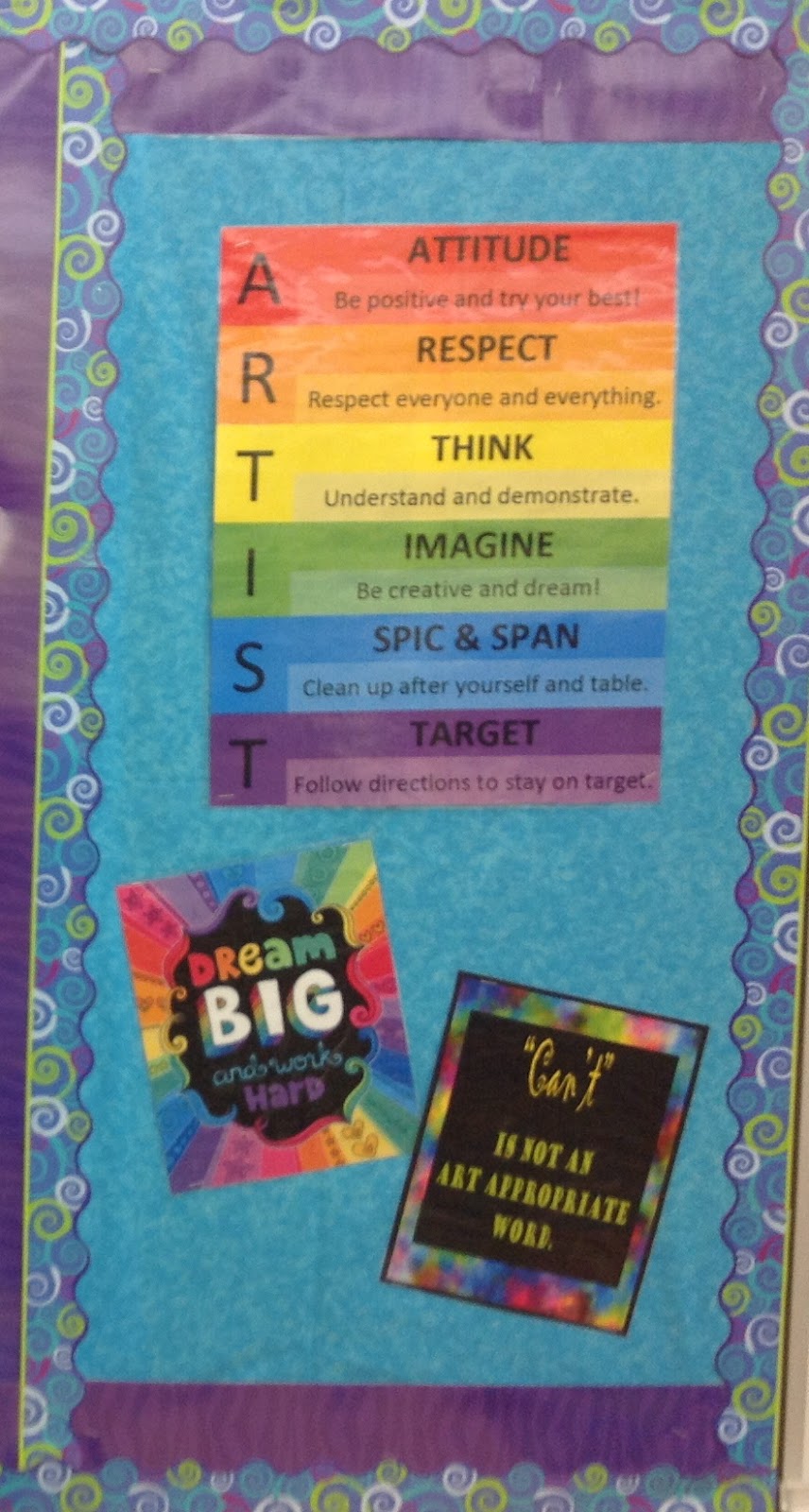 It's a Creative Journey Middle School Bulletin Boards