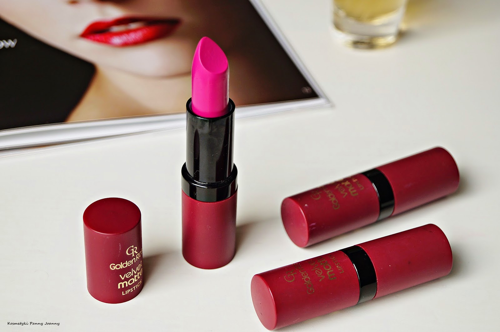 Pomadki Golden Rose Velvet Matte Blog kosmetyczny, blog