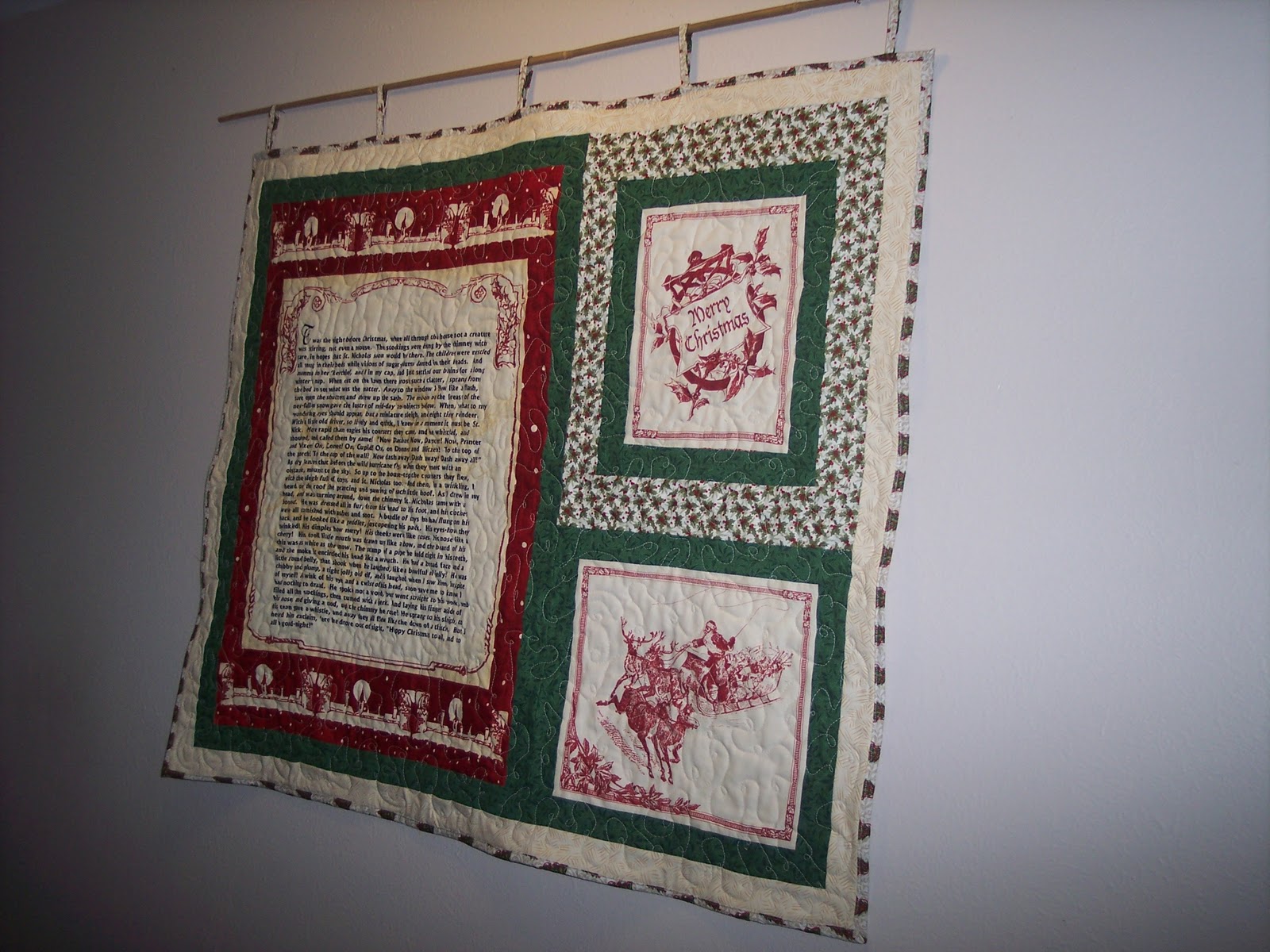 Tales from the Depths of the Craft Room Finishing the Christmas Wall