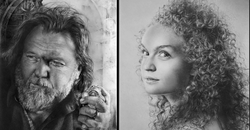 Drawing a Portrait with Graphite Pencils