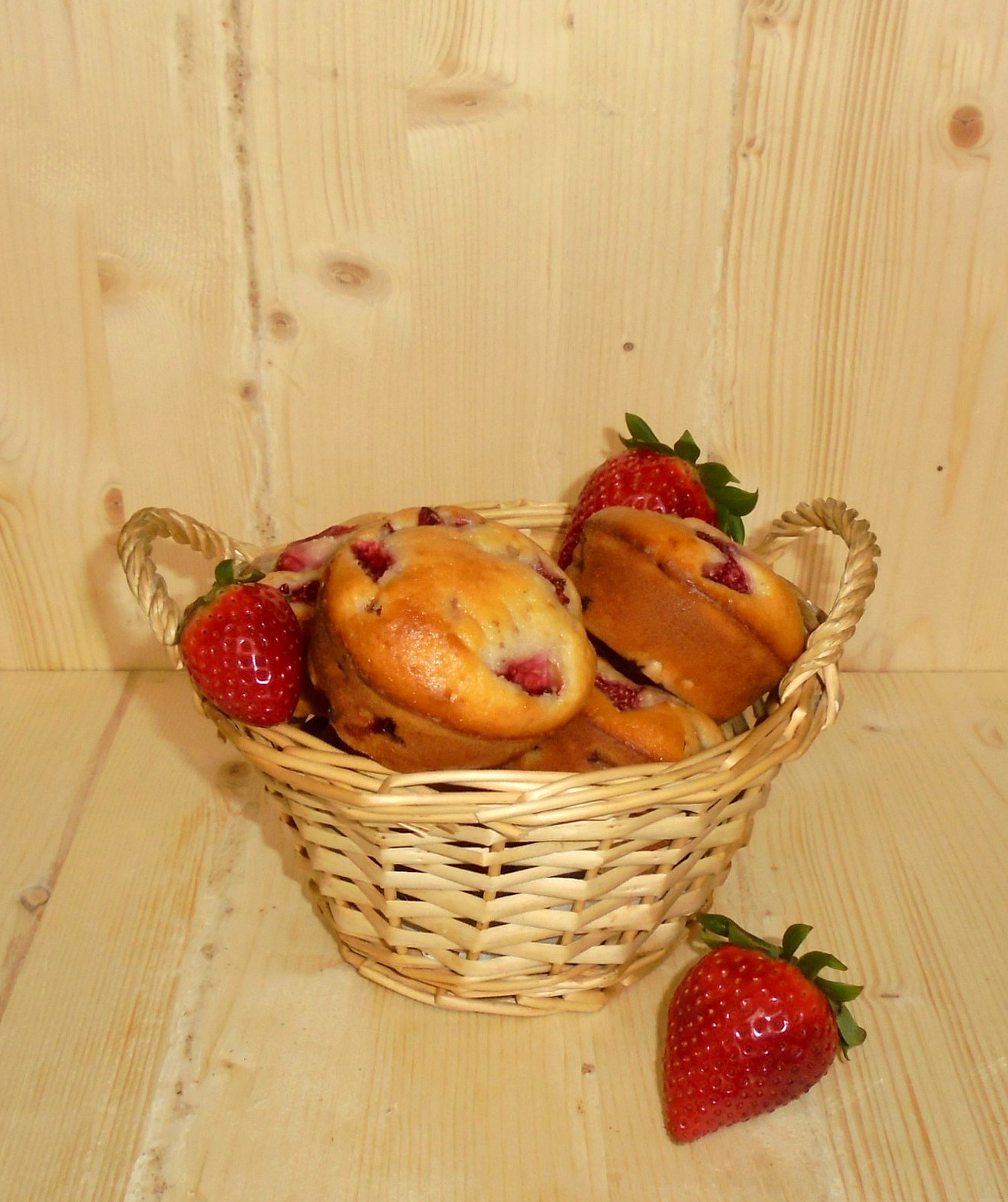 CupKate's Repostería Creativa Muffins de fresas Strawberry muffins