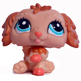 Littlest Pet Shop 3-pack Scenery Labradoodle (#2425) Pet