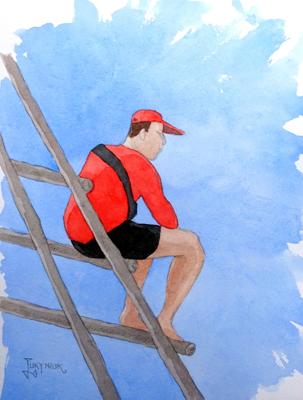 Michael's Scroll Cayo Coco lifeguard / Sauveteur à Cayo Coco