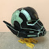泡綿頭盔實作, (3) 蟻人頭盔, 上色前功盡棄的經驗談 (Paper Craft, Genji, EVA Foam)