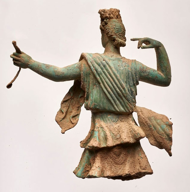 Statues depicting Artemis and Apollo found on Crete