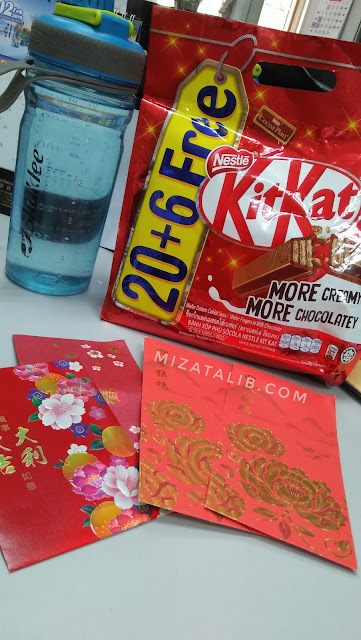 Buah tangan sempena cny,  ang pau, collect angpau,  tahun baru cina,  kit kat,  snek dalam pantang,  snek minum petang, snek kegemaran anak-anak,  buah tangan melawat orang sakit