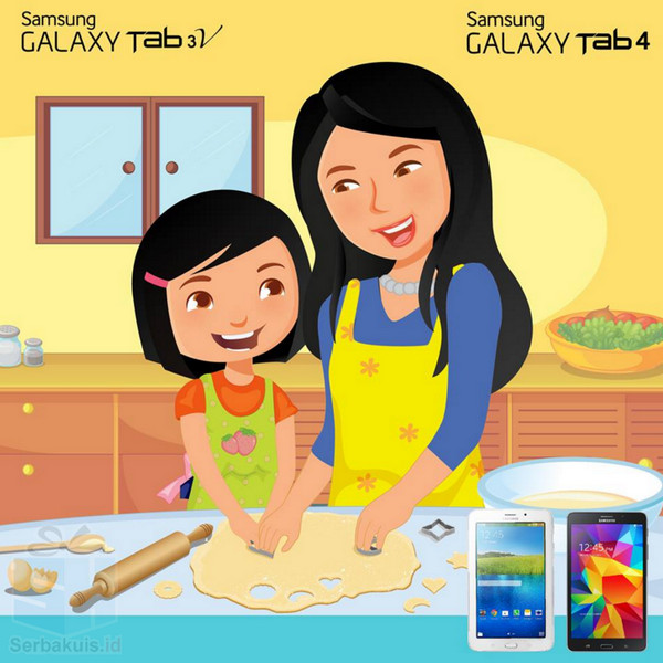 Kontes Momen Bahagia di Hari Ibu Hadiah SAMSUNG Galaxy Tab 4
