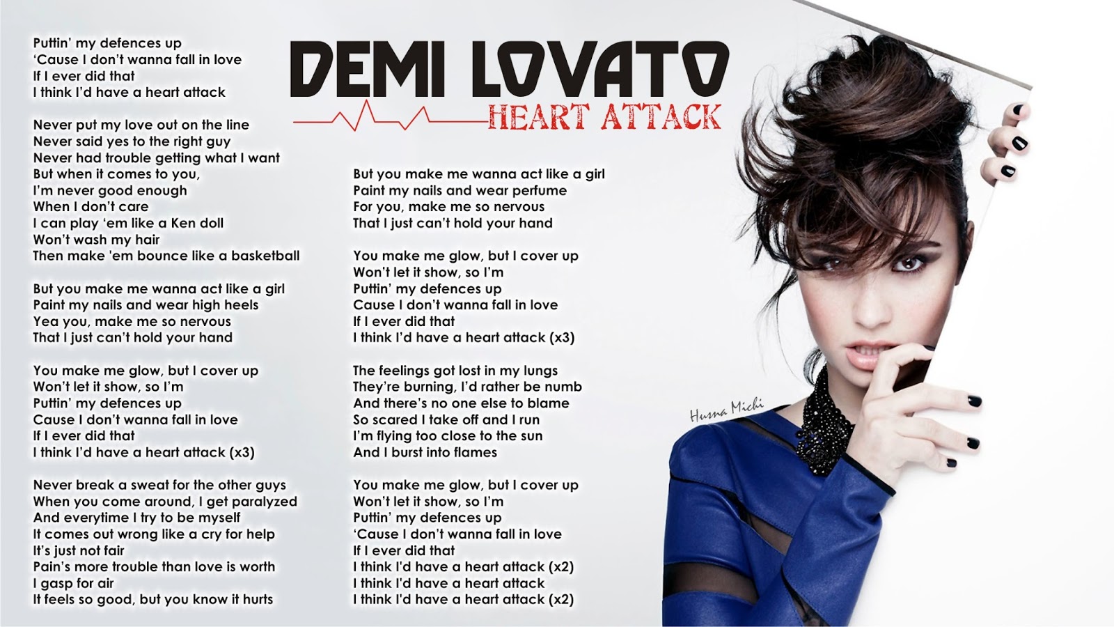 Перевод песни hear. Heart Attack деми Ловато текст. Demi Lovato Heart Attack. Песня Heart Attack. Харт Аттак текст.