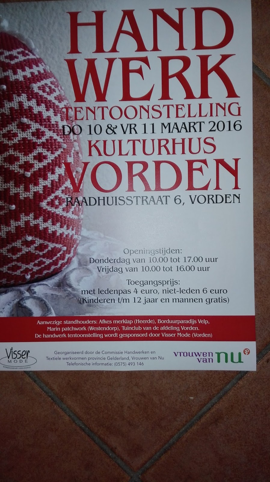 Handwerkcafé brouwershuusken: februari 2016