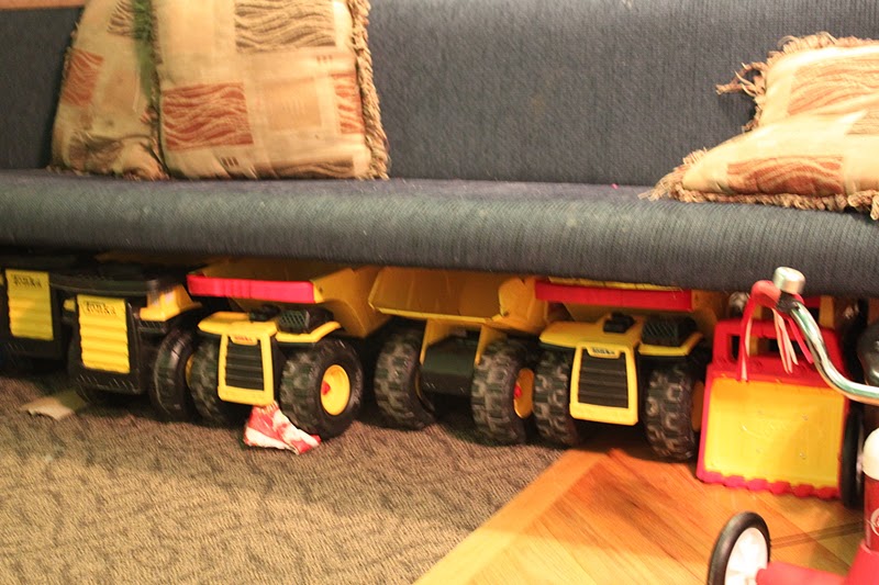 Twelve Makes a Dozen Tonka Trucks
