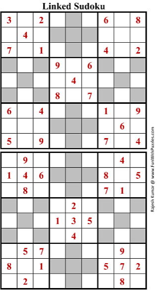 Linked Sudoku (Fun With Sudoku #160)
