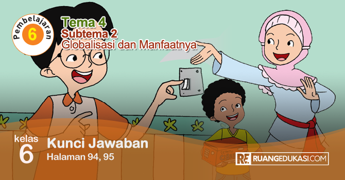 Kunci Jawaban Tema 4 Kelas 6 Halaman 94, 95 Kunci Jawaban Tema 4 Kelas 6 Halaman 94, 95