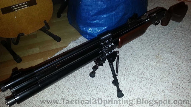 Sam Yang 357 Recluse 2016 - 3D Printed Barrel Bipod Mount v5 1 Sam Yang 357 Recluse 2016 - 3D Printed Barrel Bipod Mount v5 1