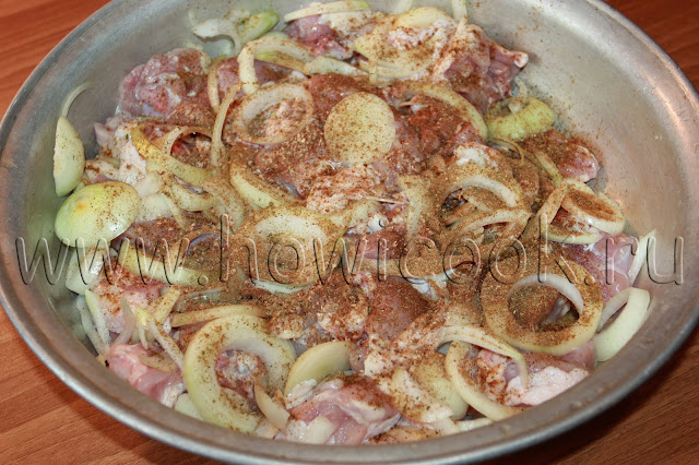 рецепт шашлыка из курицы в гранатовом маринаде с пошаговыми фото