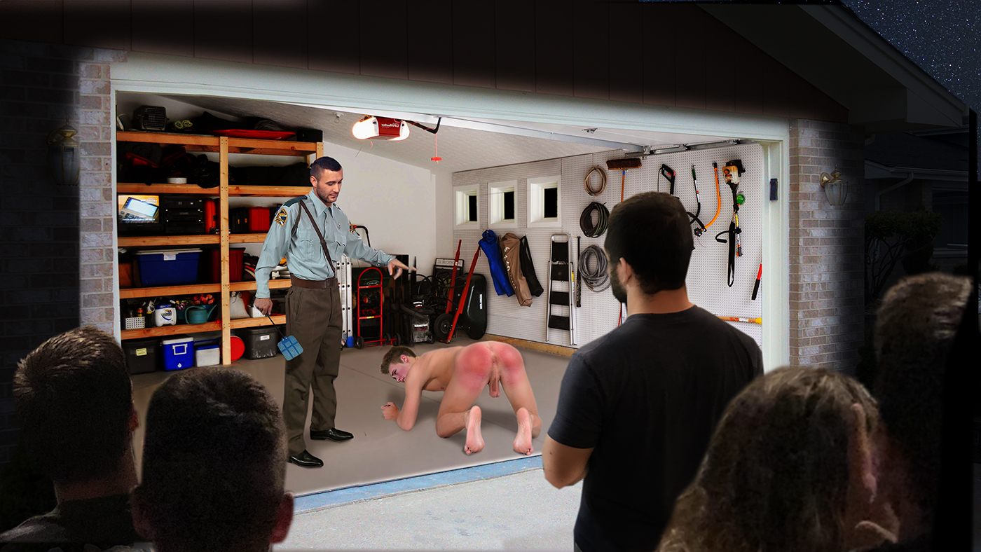 Deep down anal whacking in the garage wit