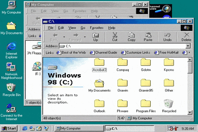 Contoh Sistem Operasi Windows - Image by MeNDHo.com