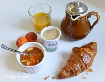 Confiture abricots bananes amandes © Popote et Nature Confiture abricots bananes amandes