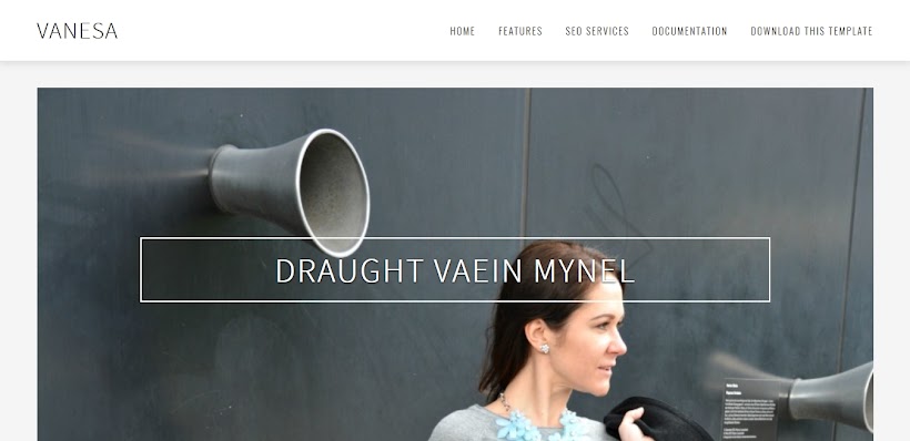 Vanesa Free Blogger Template