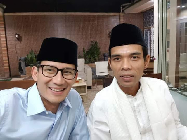 Foto UAS - SANDI, Warganet: Insya Allah Kalau Sudah Begini Kelar Deh 2019 Ganti Presiden Foto UAS - SANDI, Warganet: Insya Allah Kalau Sudah Begini Kelar Deh 2019 Ganti Presiden