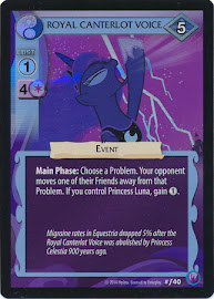 My Little Pony ROYAL CANTERLOT VOICE Canterlot Nights CCG Card