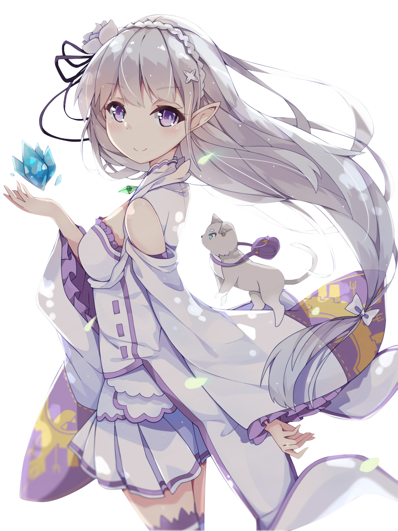 REZERO ?? RENDER EMILIA AND PACK (REZERO KARA HAJIMERU ISEKAI SEIKATSU