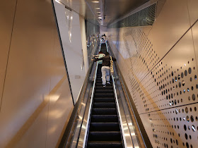 Multistory escalator in Hysan Place