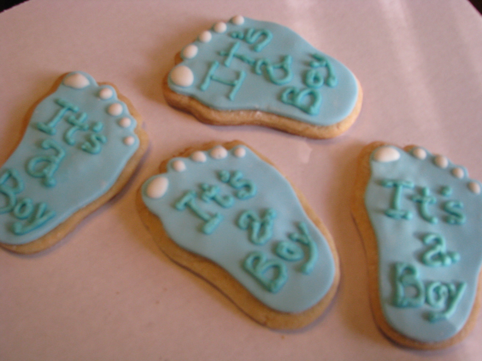 Cakes by Erine Footprint Cake and Cookies