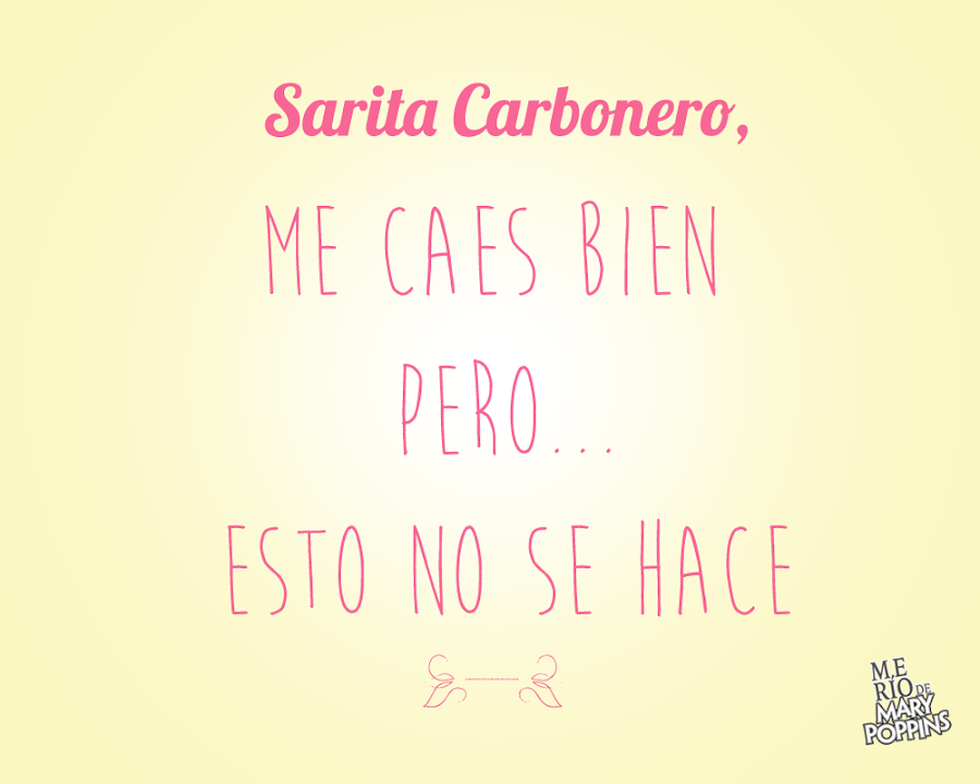 Esto no se hace, Sara Carbonero