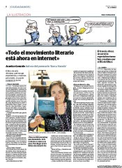 Entrevista en el diario El Correo